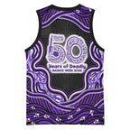 Hobart Hurricanes NAIDOC Week 2026 Basketball Jersey Aboriginal Indigenous - 50 Years of Deadly