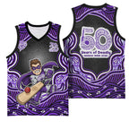 Hobart Hurricanes NAIDOC Week 2026 Basketball Jersey Aboriginal Indigenous - 50 Years of Deadly
