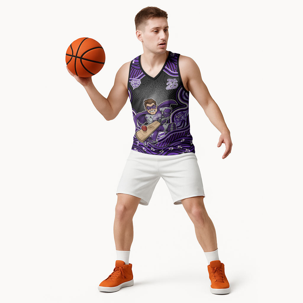 Hobart Hurricanes NAIDOC Week 2026 Basketball Jersey Aboriginal Indigenous - 50 Years of Deadly