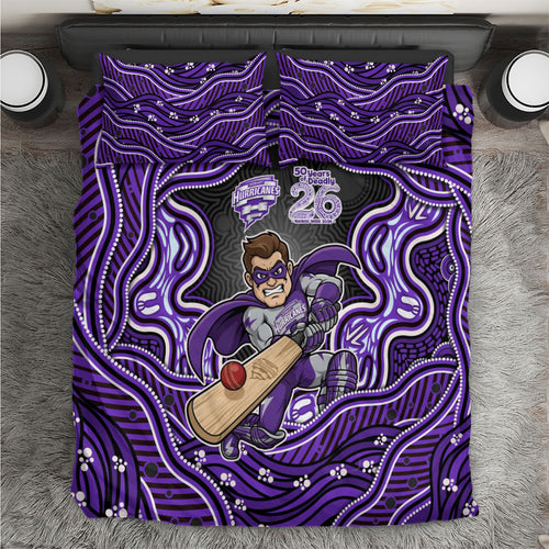 Hobart Hurricanes NAIDOC Week 2026 Bedding Set Aboriginal Indigenous - 50 Years of Deadly