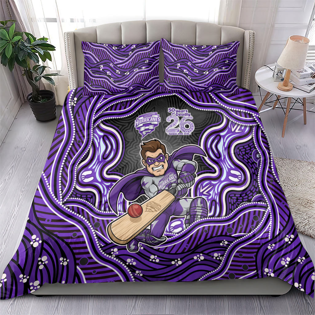 Hobart Hurricanes NAIDOC Week 2026 Bedding Set Aboriginal Indigenous - 50 Years of Deadly