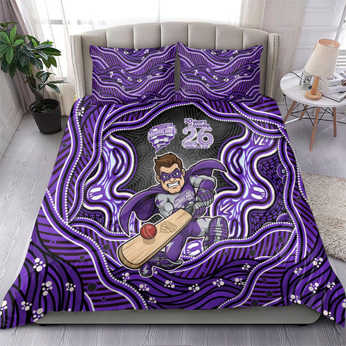 Hobart Hurricanes NAIDOC Week 2026 Bedding Set Aboriginal Indigenous - 50 Years of Deadly
