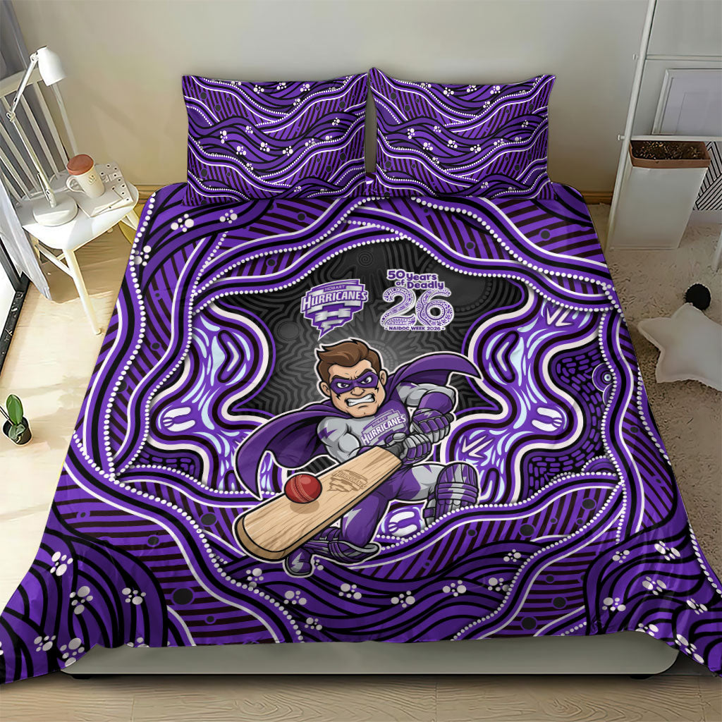 Hobart Hurricanes NAIDOC Week 2026 Bedding Set Aboriginal Indigenous - 50 Years of Deadly