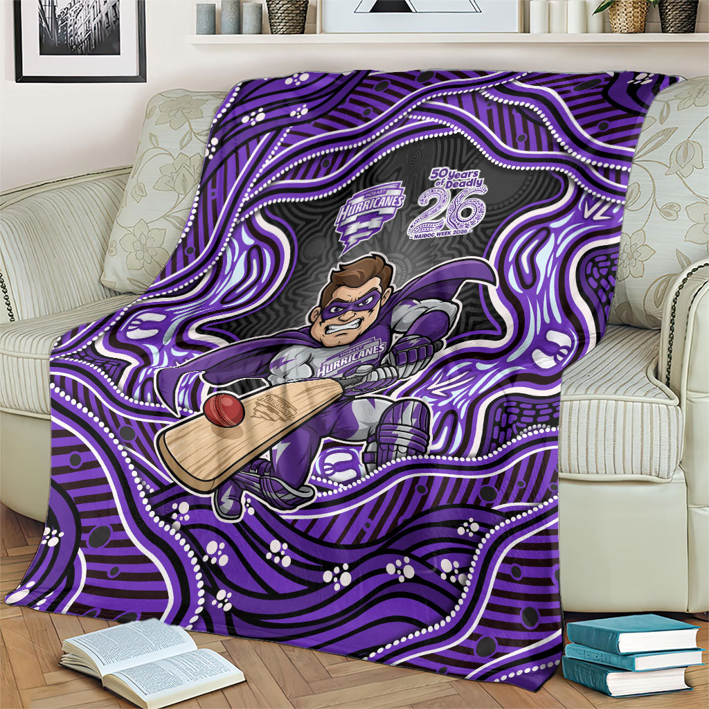 Hobart Hurricanes NAIDOC Week 2026 Blanket Aboriginal Indigenous - 50 Years of Deadly