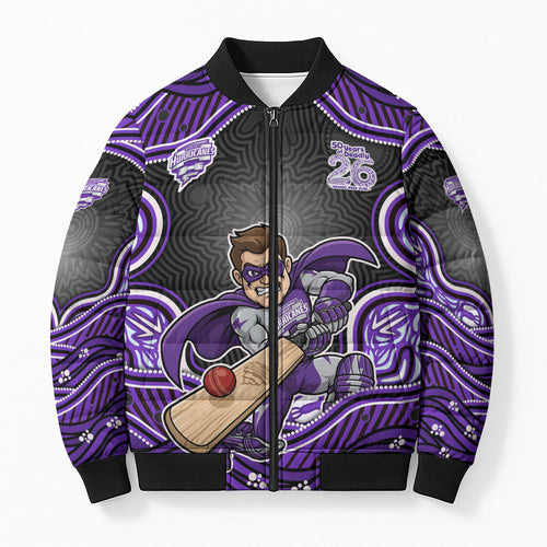 Hobart Hurricanes NAIDOC Week 2026 Bomber Puffer Jacket Aboriginal Indigenous - 50 Years of Deadly