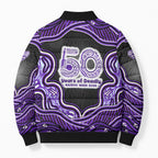 Hobart Hurricanes NAIDOC Week 2026 Bomber Puffer Jacket Aboriginal Indigenous - 50 Years of Deadly
