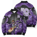 Hobart Hurricanes NAIDOC Week 2026 Bomber Puffer Jacket Aboriginal Indigenous - 50 Years of Deadly