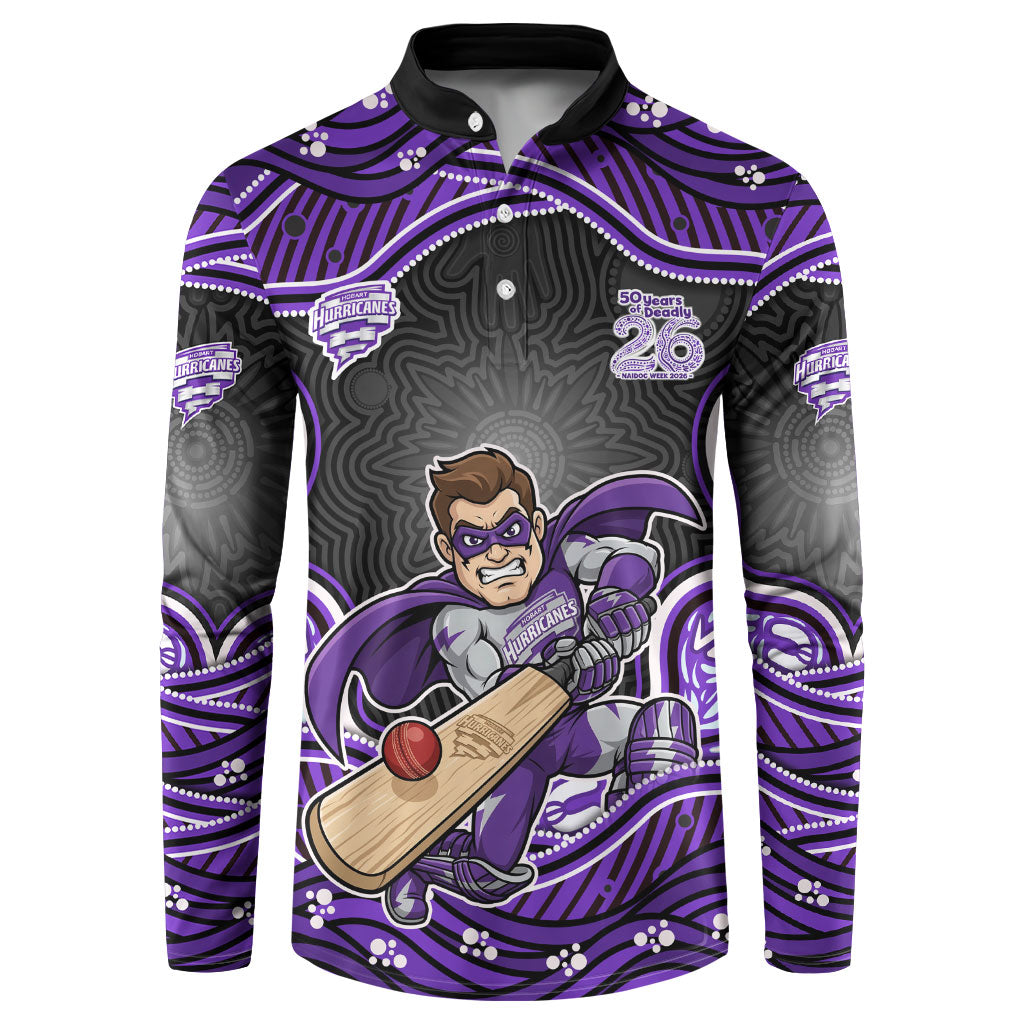 Hobart Hurricanes NAIDOC Week 2026 Button Sweatshirt Aboriginal Indigenous - 50 Years of Deadly