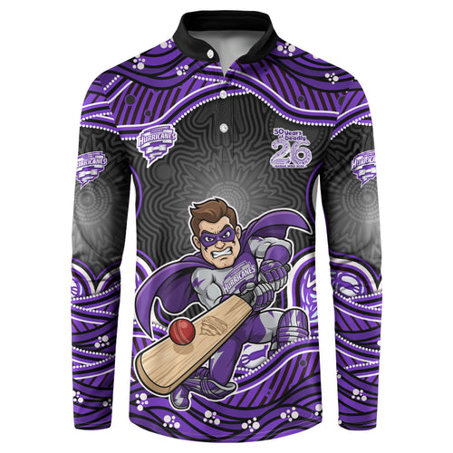 Hobart Hurricanes NAIDOC Week 2026 Button Sweatshirt Aboriginal Indigenous - 50 Years of Deadly