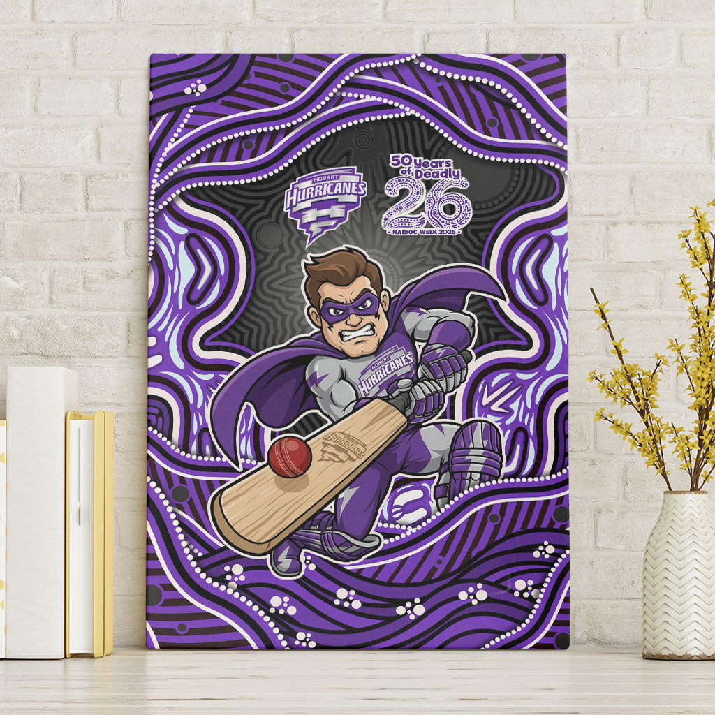 Hobart Hurricanes NAIDOC Week 2026 Canvas Wall Art Aboriginal Indigenous - 50 Years of Deadly