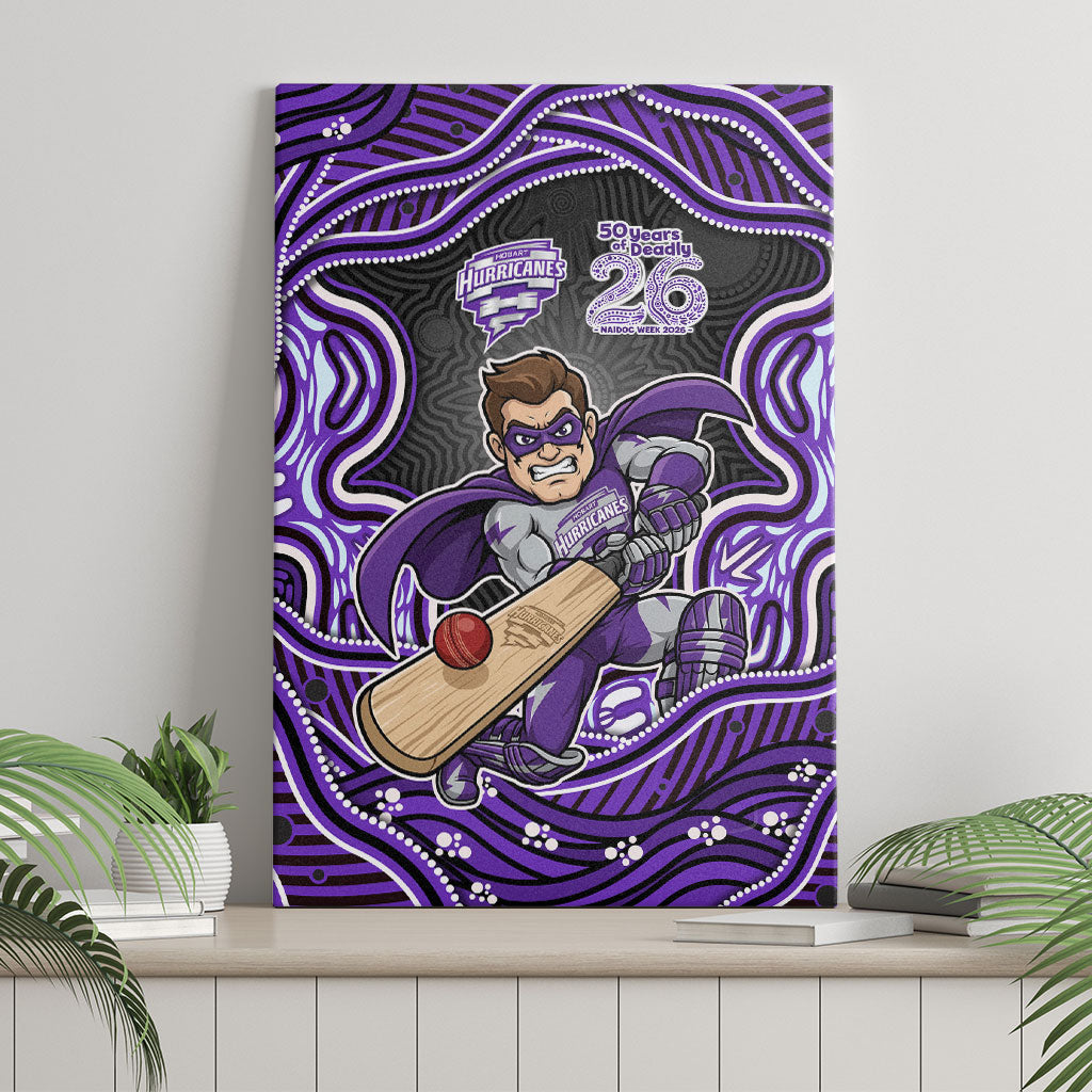 Hobart Hurricanes NAIDOC Week 2026 Canvas Wall Art Aboriginal Indigenous - 50 Years of Deadly