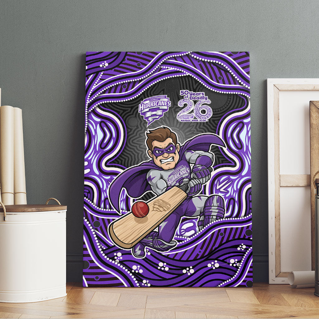 Hobart Hurricanes NAIDOC Week 2026 Canvas Wall Art Aboriginal Indigenous - 50 Years of Deadly