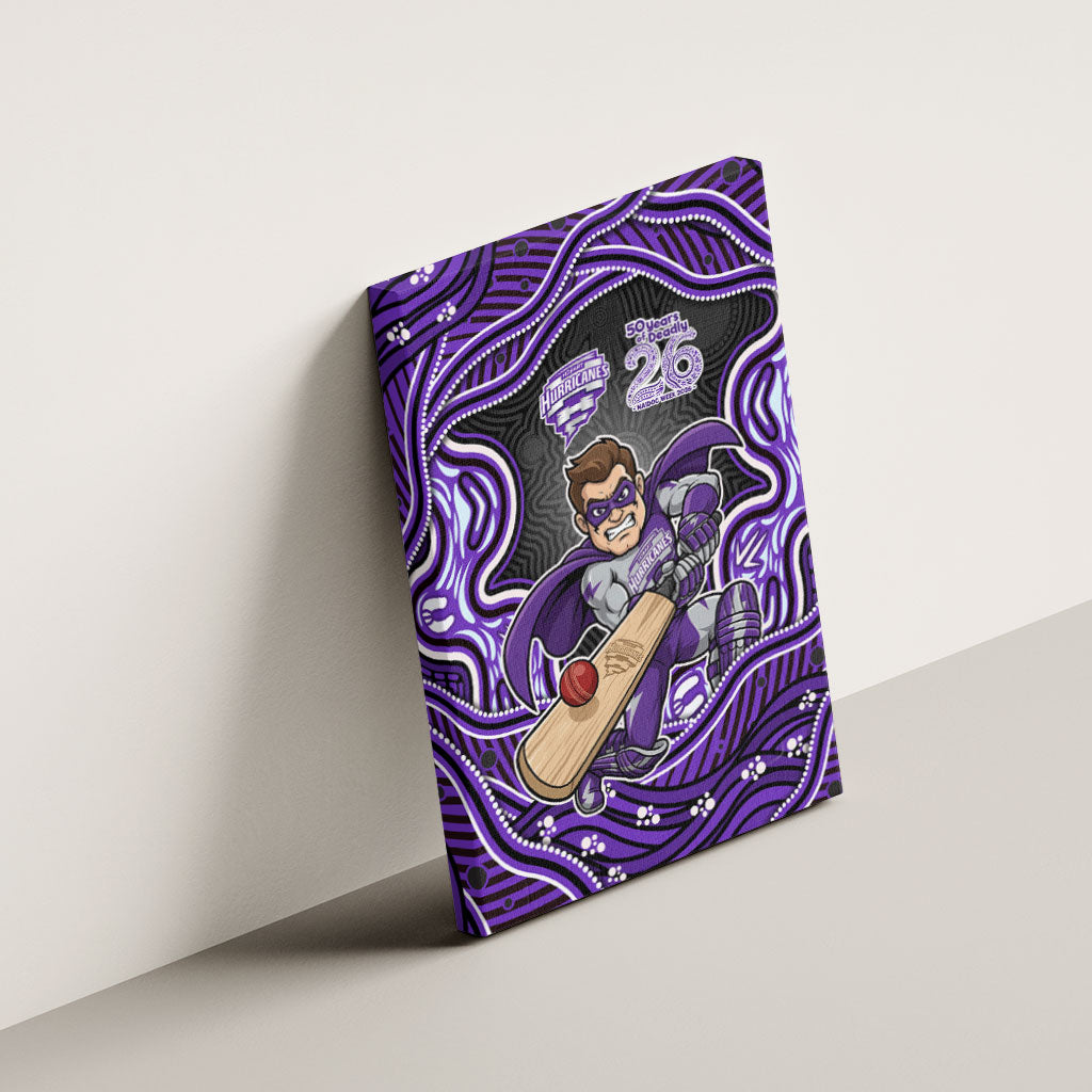 Hobart Hurricanes NAIDOC Week 2026 Canvas Wall Art Aboriginal Indigenous - 50 Years of Deadly