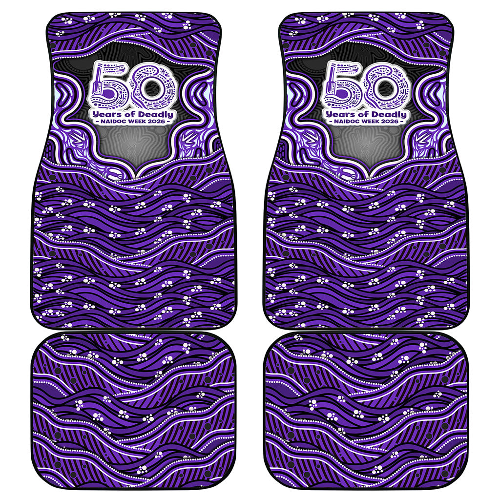 Hobart Hurricanes NAIDOC Week 2026 Car Mats Aboriginal Indigenous - 50 Years of Deadly