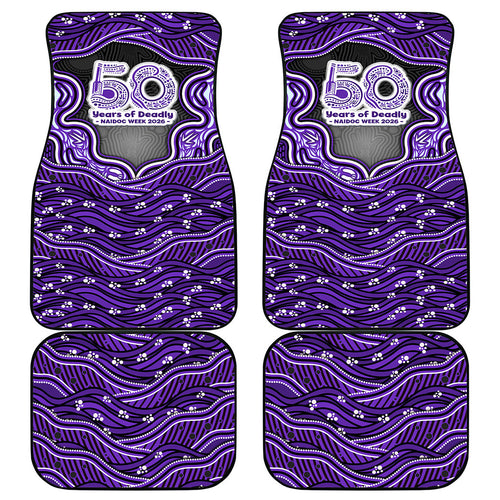 Hobart Hurricanes NAIDOC Week 2026 Car Mats Aboriginal Indigenous - 50 Years of Deadly