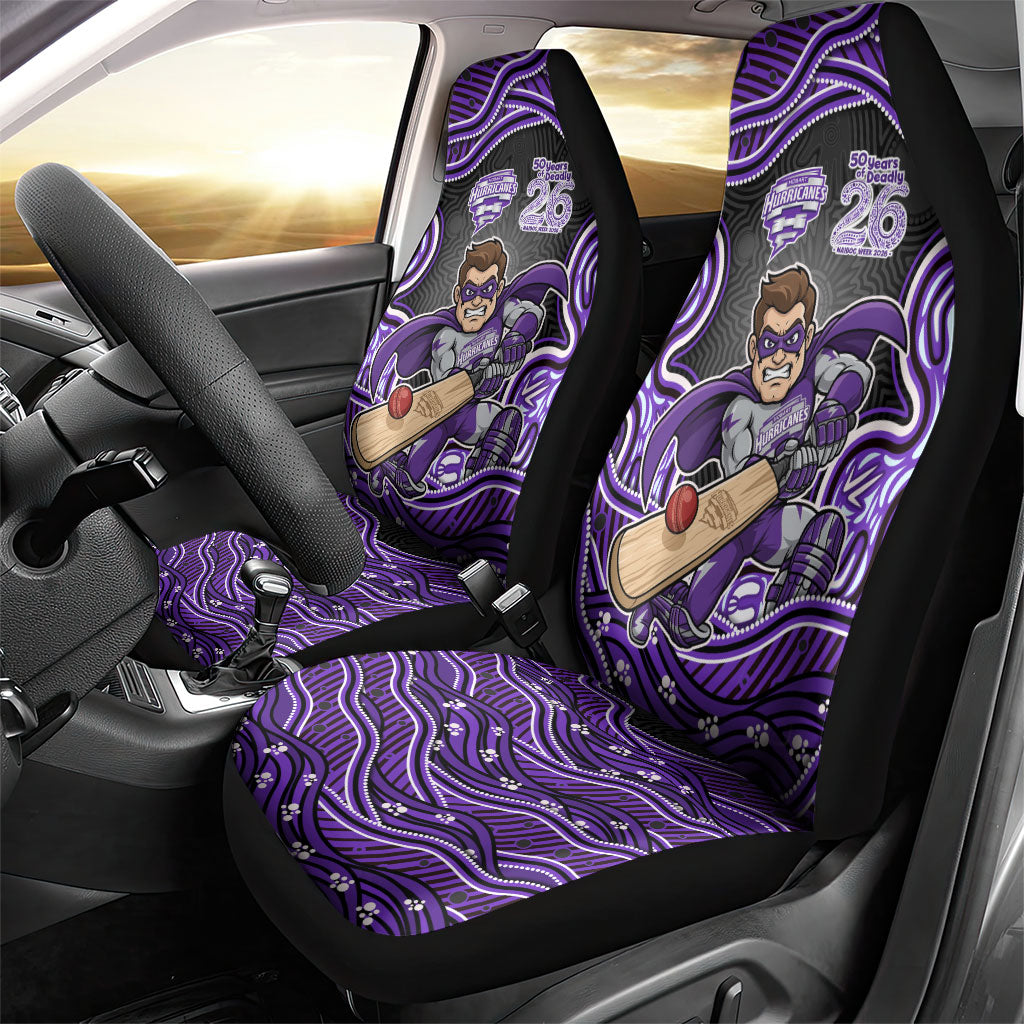 Hobart Hurricanes NAIDOC Week 2026 Car Seat Cover Aboriginal Indigenous - 50 Years of Deadly