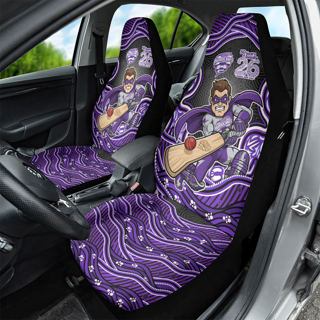 Hobart Hurricanes NAIDOC Week 2026 Car Seat Cover Aboriginal Indigenous - 50 Years of Deadly