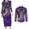 Hobart Hurricanes NAIDOC Week 2026 Couples Matching Long Sleeve Bodycon Dress and Long Sleeve Button Shirt Aboriginal Indigenous - 50 Years of Deadly