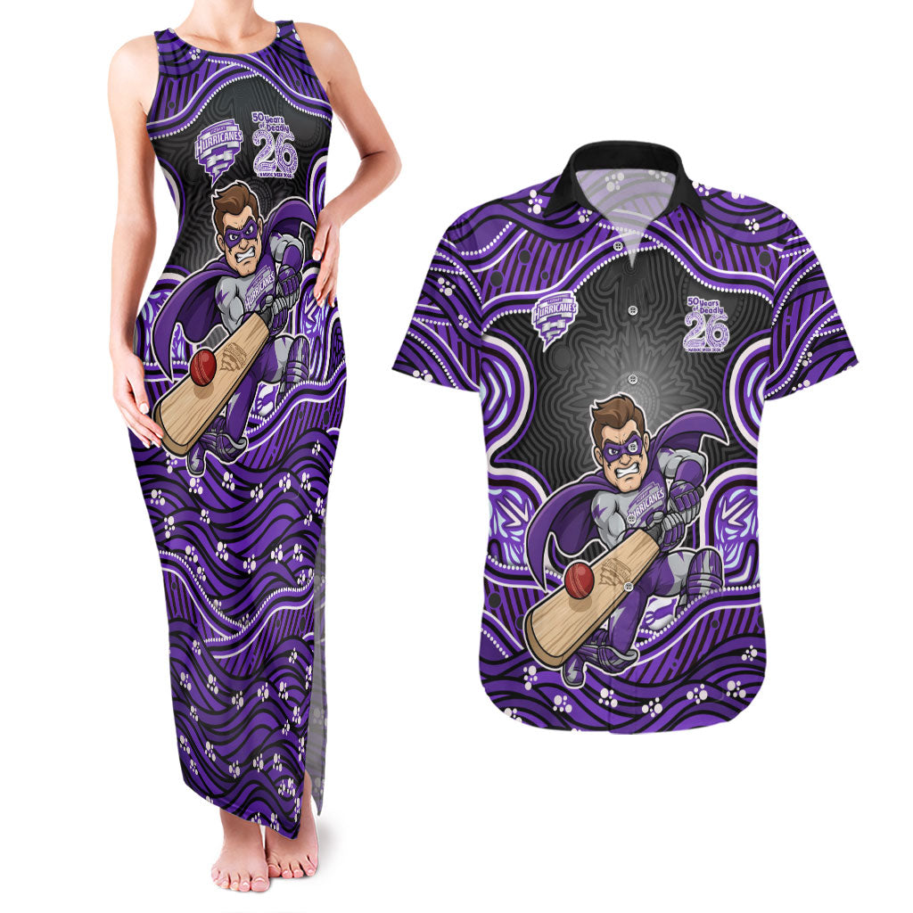 Hobart Hurricanes NAIDOC Week 2026 Couples Matching Tank Maxi Dress and Hawaiian Shirt Aboriginal Indigenous - 50 Years of Deadly