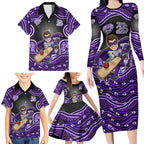 Hobart Hurricanes NAIDOC Week 2026 Family Matching Long Sleeve Bodycon Dress and Hawaiian Shirt Aboriginal Indigenous - 50 Years of Deadly