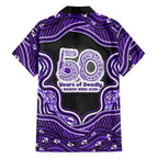 Hobart Hurricanes NAIDOC Week 2026 Family Matching Long Sleeve Bodycon Dress and Hawaiian Shirt Aboriginal Indigenous - 50 Years of Deadly