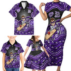 Hobart Hurricanes NAIDOC Week 2026 Family Matching Short Sleeve Bodycon Dress and Hawaiian Shirt Aboriginal Indigenous - 50 Years of Deadly