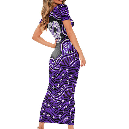 Hobart Hurricanes NAIDOC Week 2026 Family Matching Short Sleeve Bodycon Dress and Hawaiian Shirt Aboriginal Indigenous - 50 Years of Deadly