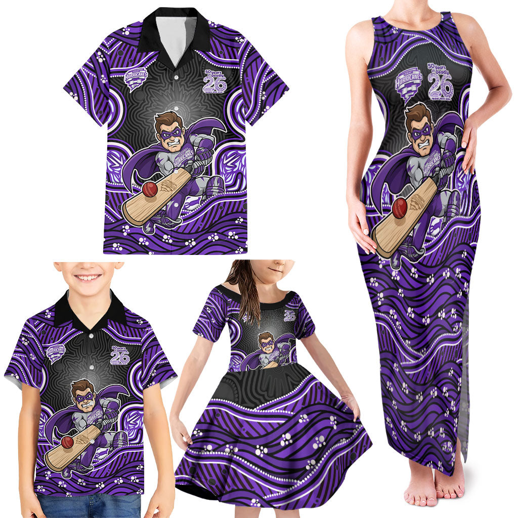 Hobart Hurricanes NAIDOC Week 2026 Family Matching Tank Maxi Dress and Hawaiian Shirt Aboriginal Indigenous - 50 Years of Deadly