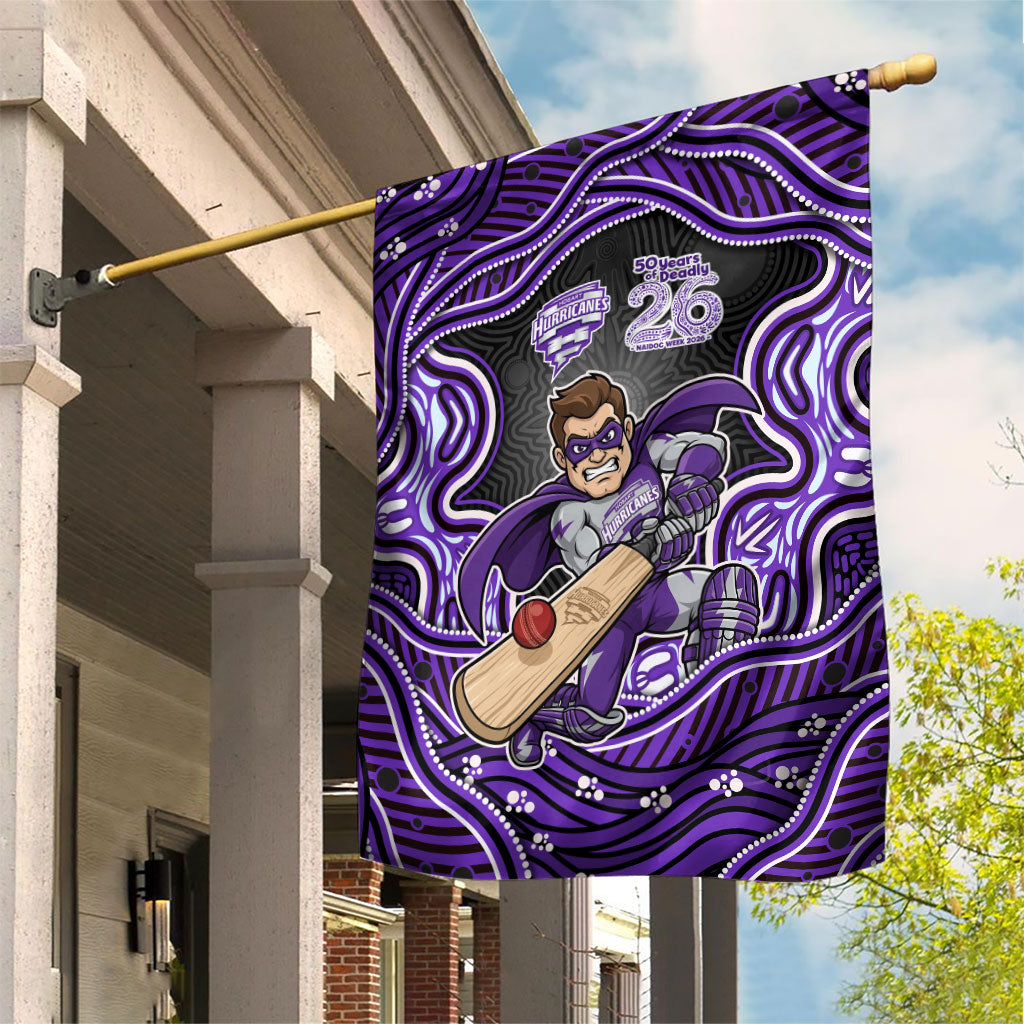 Hobart Hurricanes NAIDOC Week 2026 Garden Flag Aboriginal Indigenous - 50 Years of Deadly