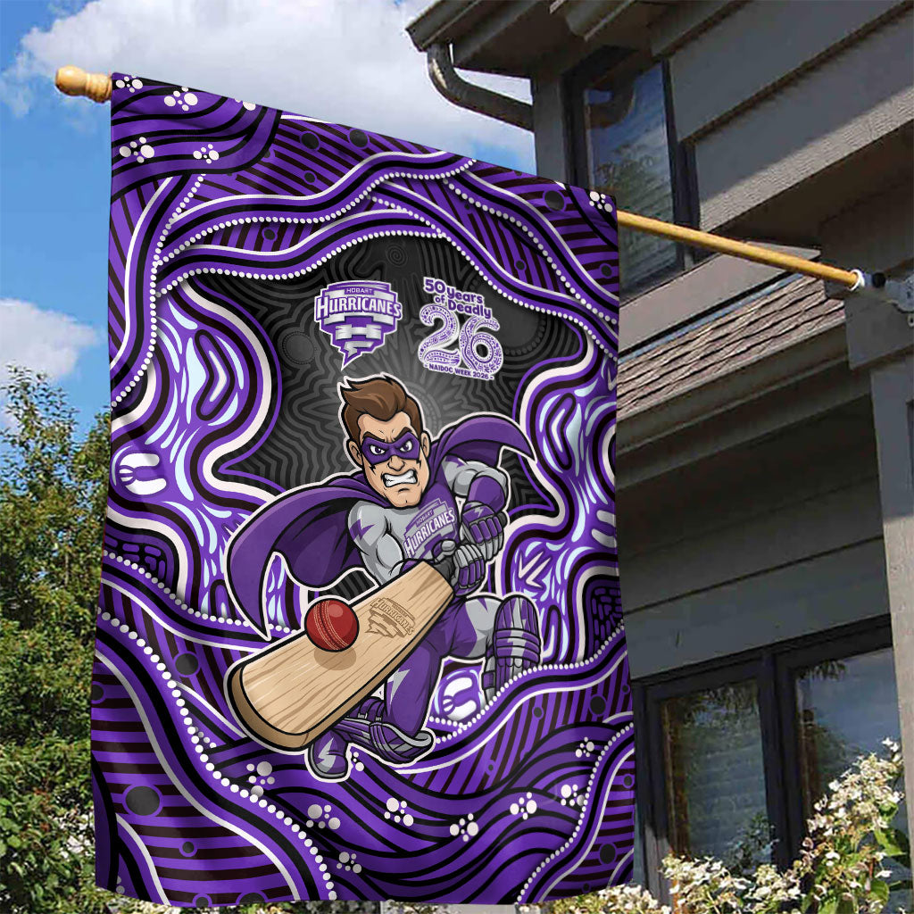 Hobart Hurricanes NAIDOC Week 2026 Garden Flag Aboriginal Indigenous - 50 Years of Deadly
