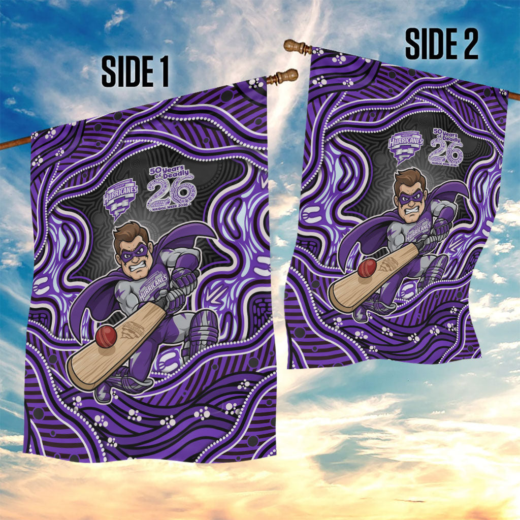 Hobart Hurricanes NAIDOC Week 2026 Garden Flag Aboriginal Indigenous - 50 Years of Deadly