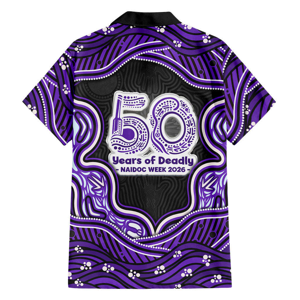 Hobart Hurricanes NAIDOC Week 2026 Hawaiian Shirt Aboriginal Indigenous - 50 Years of Deadly