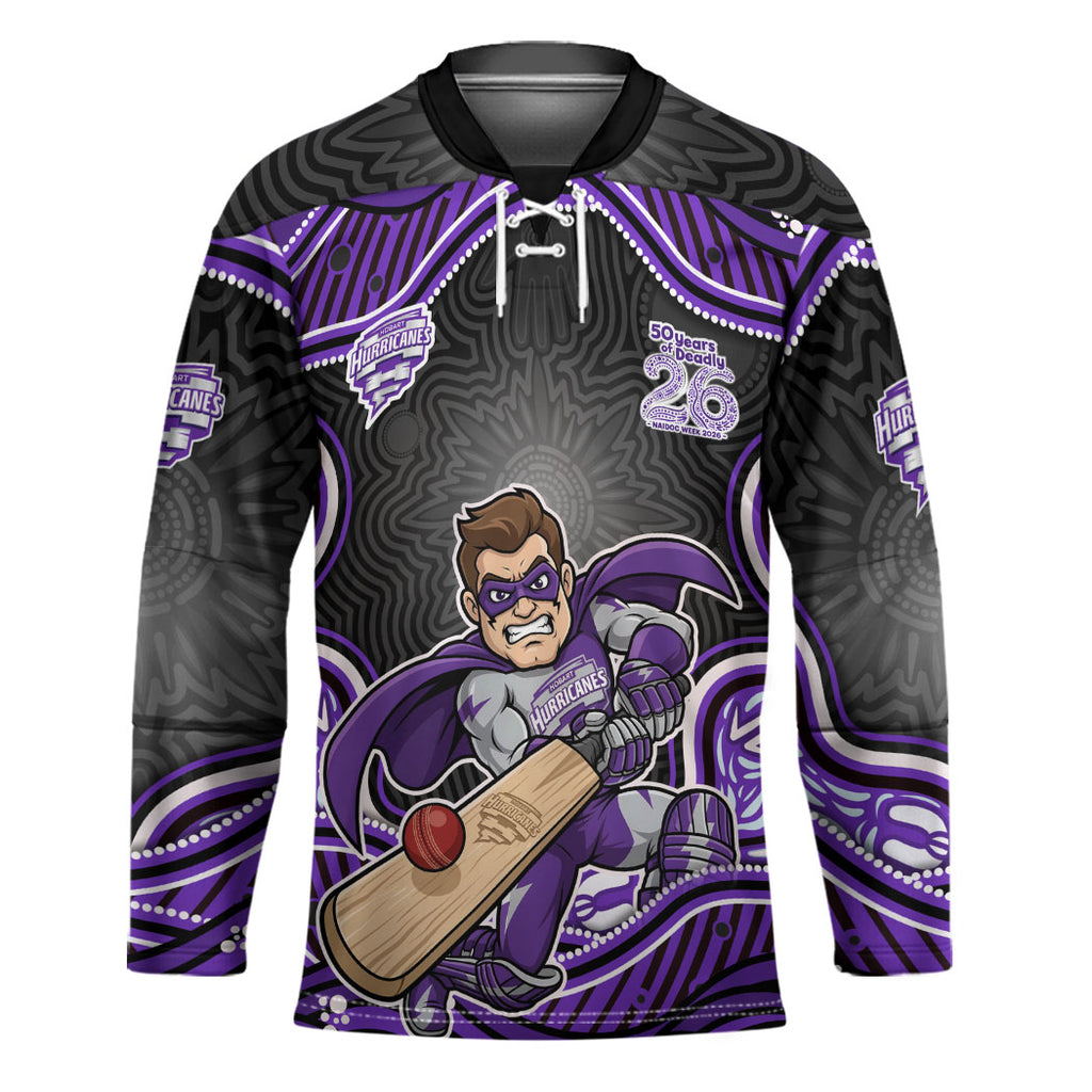 Hobart Hurricanes NAIDOC Week 2026 Hockey Jersey Aboriginal Indigenous - 50 Years of Deadly