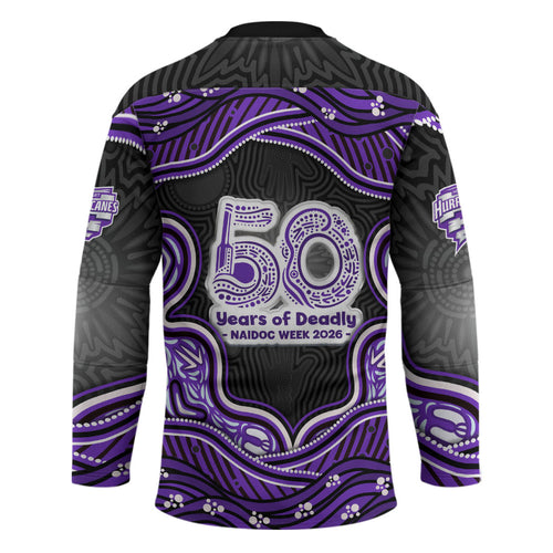 Hobart Hurricanes NAIDOC Week 2026 Hockey Jersey Aboriginal Indigenous - 50 Years of Deadly