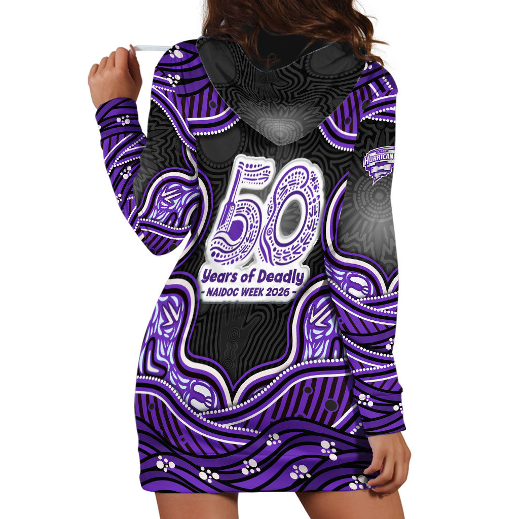 Hobart Hurricanes NAIDOC Week 2026 Hoodie Dress Aboriginal Indigenous - 50 Years of Deadly