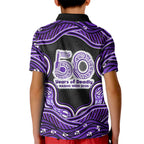 Hobart Hurricanes NAIDOC Week 2026 Kid Polo Shirt Aboriginal Indigenous - 50 Years of Deadly