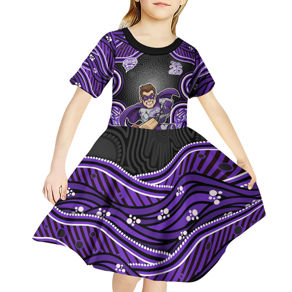 Hobart Hurricanes NAIDOC Week 2026 Kid Short Sleeve Dress Aboriginal Indigenous - 50 Years of Deadly
