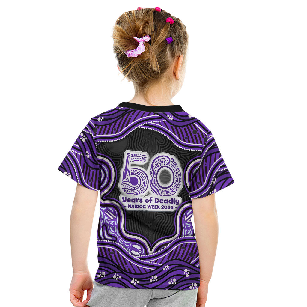 Hobart Hurricanes NAIDOC Week 2026 Kid T Shirt Aboriginal Indigenous - 50 Years of Deadly