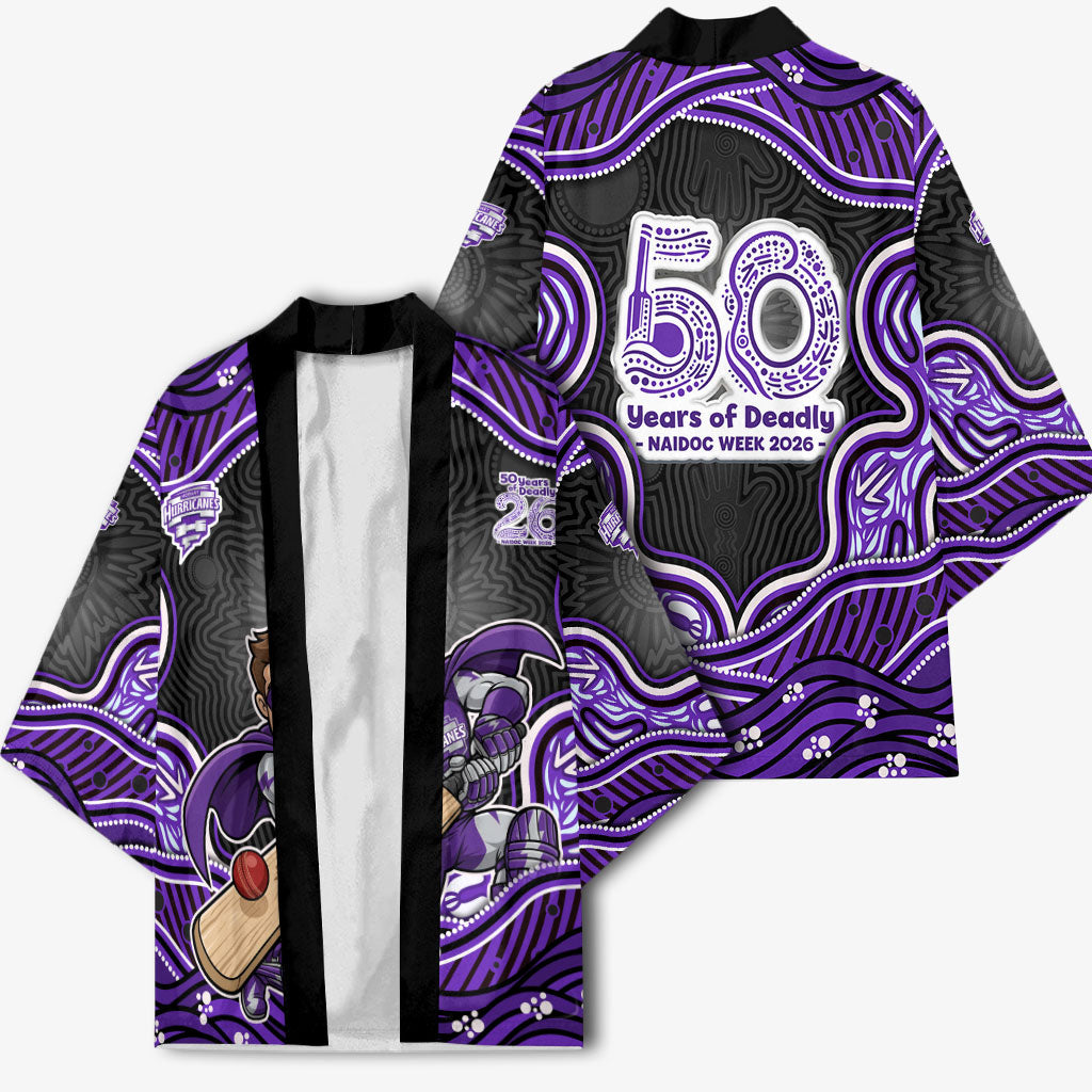 Hobart Hurricanes NAIDOC Week 2026 Kimono Aboriginal Indigenous - 50 Years of Deadly