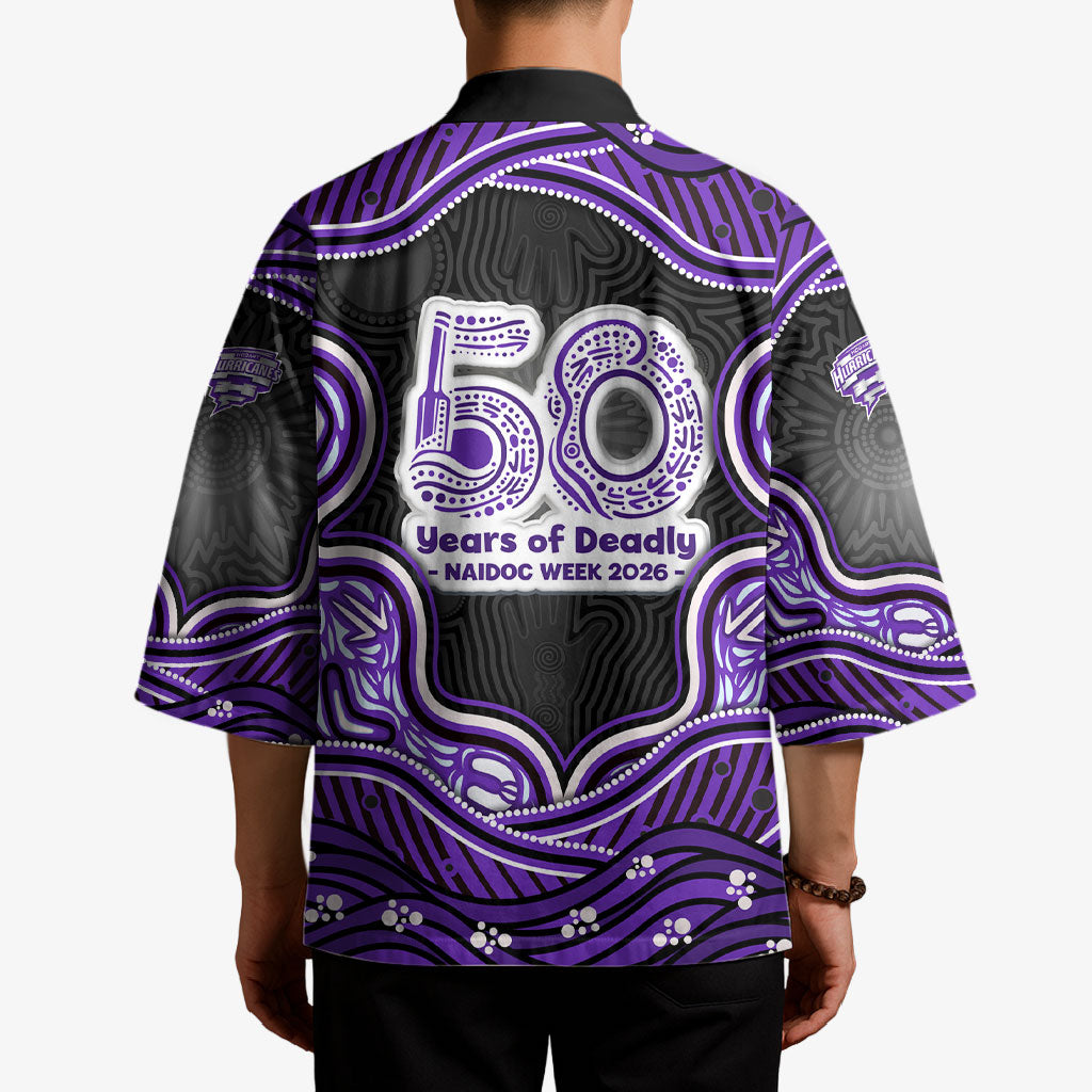 Hobart Hurricanes NAIDOC Week 2026 Kimono Aboriginal Indigenous - 50 Years of Deadly