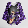 Hobart Hurricanes NAIDOC Week 2026 Kimono Sleeve Blouse Aboriginal Indigenous - 50 Years of Deadly