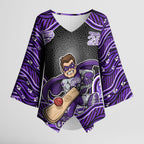 Hobart Hurricanes NAIDOC Week 2026 Kimono Sleeve Blouse Aboriginal Indigenous - 50 Years of Deadly
