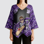 Hobart Hurricanes NAIDOC Week 2026 Kimono Sleeve Blouse Aboriginal Indigenous - 50 Years of Deadly