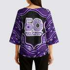 Hobart Hurricanes NAIDOC Week 2026 Kimono Sleeve Blouse Aboriginal Indigenous - 50 Years of Deadly