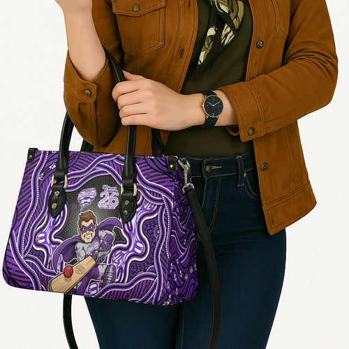 Hobart Hurricanes NAIDOC Week 2026 Leather Bag Aboriginal Indigenous - 50 Years of Deadly
