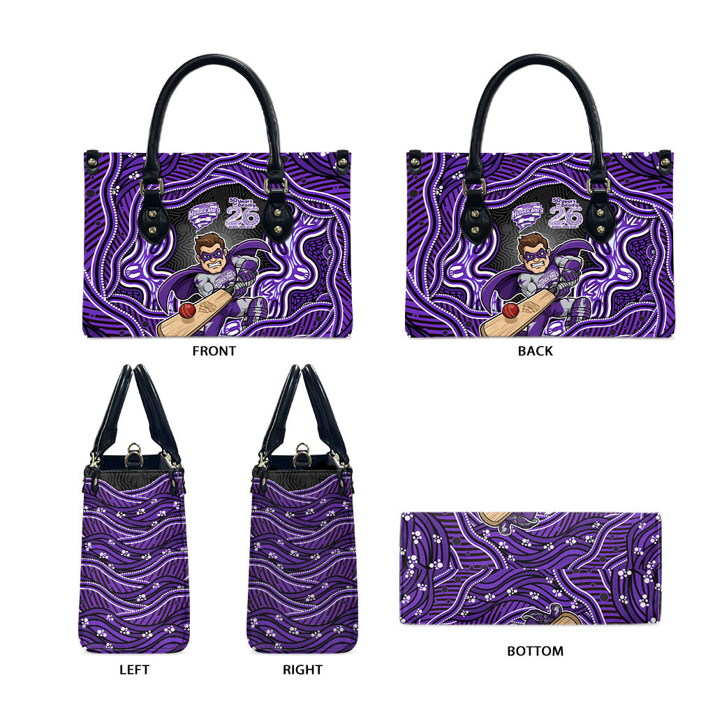 Hobart Hurricanes NAIDOC Week 2026 Leather Bag Aboriginal Indigenous - 50 Years of Deadly