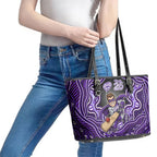 Hobart Hurricanes NAIDOC Week 2026 Leather Tote Bag Aboriginal Indigenous - 50 Years of Deadly