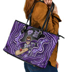 Hobart Hurricanes NAIDOC Week 2026 Leather Tote Bag Aboriginal Indigenous - 50 Years of Deadly