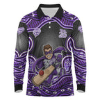 Hobart Hurricanes NAIDOC Week 2026 Long Sleeve Polo Shirt Aboriginal Indigenous - 50 Years of Deadly