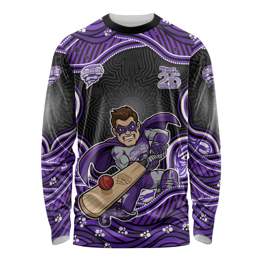 Hobart Hurricanes NAIDOC Week 2026 Long Sleeve Shirt Aboriginal Indigenous - 50 Years of Deadly